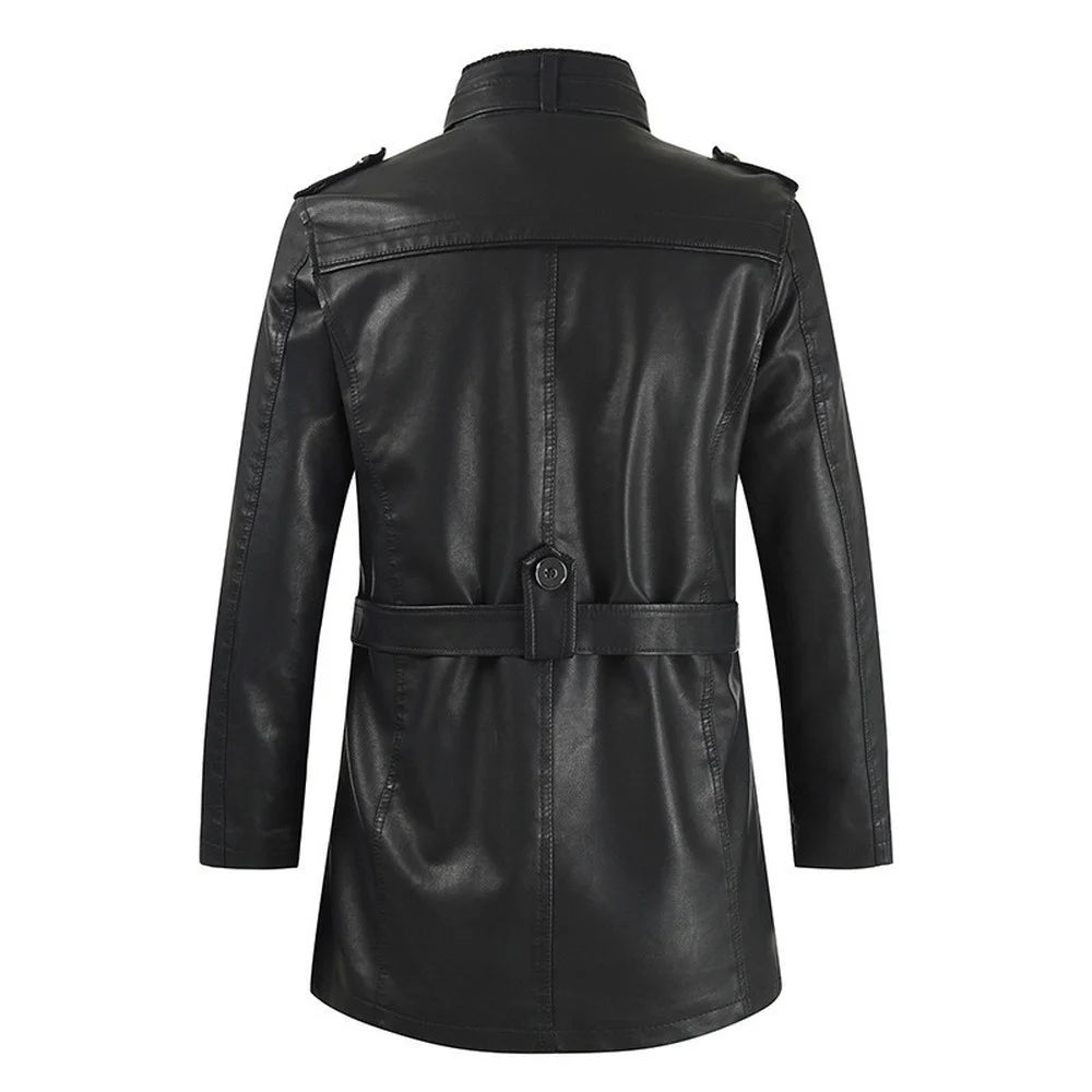 High Quality Men's Street Windbreaker leather jacket
