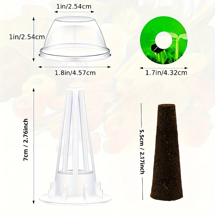 120pcs Hydroponic Garden Accessories Pod Kit