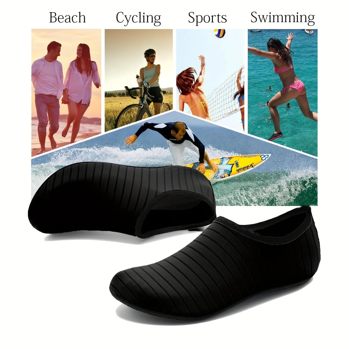 1 Pair Water Shoes Women Barefoot Socks