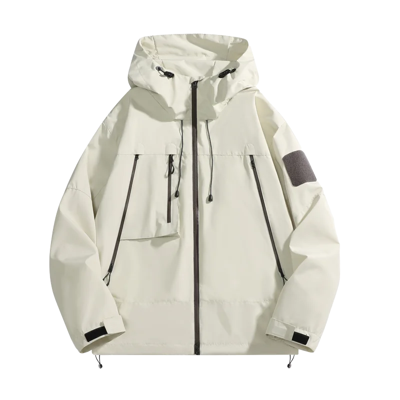 Autumn Climbing Hiking Waterproof Jacket Women 2024 Hooded Coat