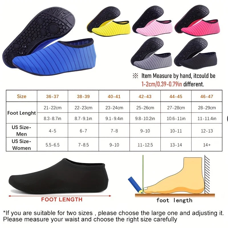 1 Pair Water Shoes Women Barefoot Socks