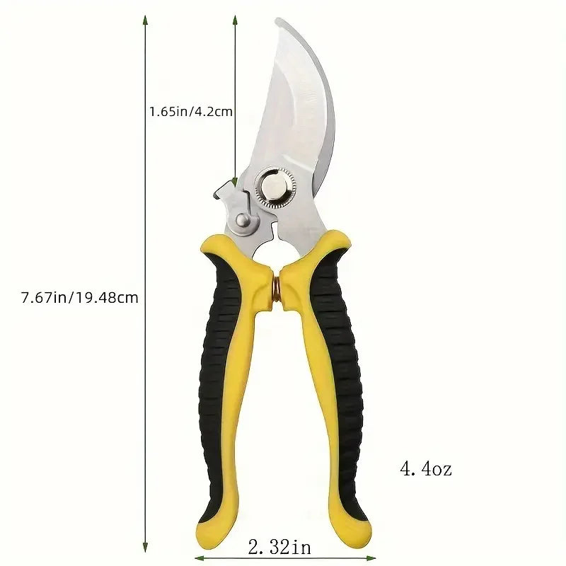 Pruner Garden Scissors Professional Sharp Pruning Shears Tree Trimmers , Hand Clippers