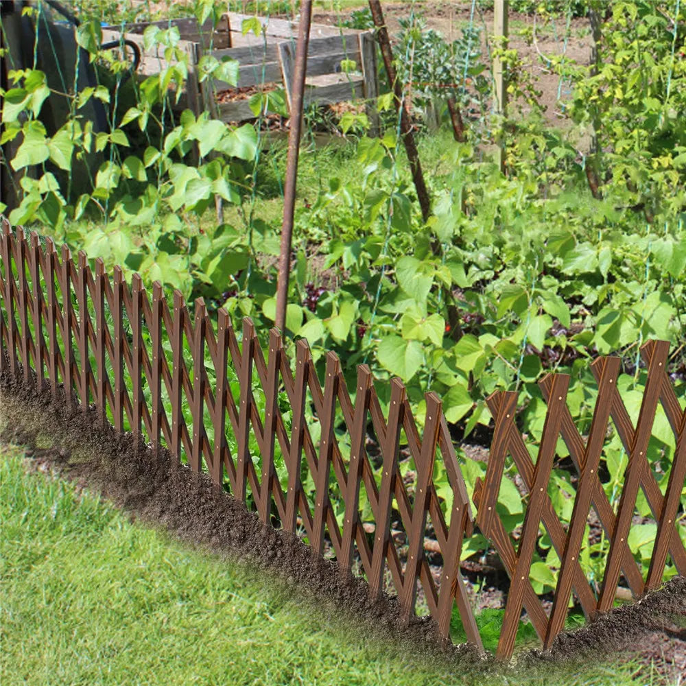Garden Expanding Wooden Trellis. Each Piece Expands to 200cm x 30cm Climbing Plants Support