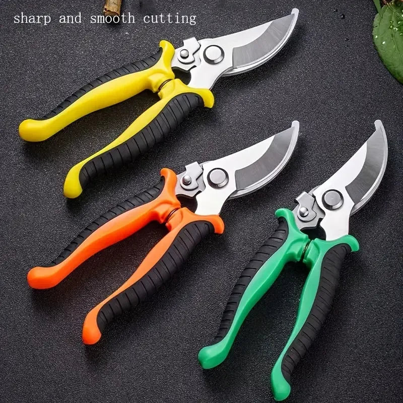 Pruner Garden Scissors Professional Sharp Pruning Shears Tree Trimmers , Hand Clippers