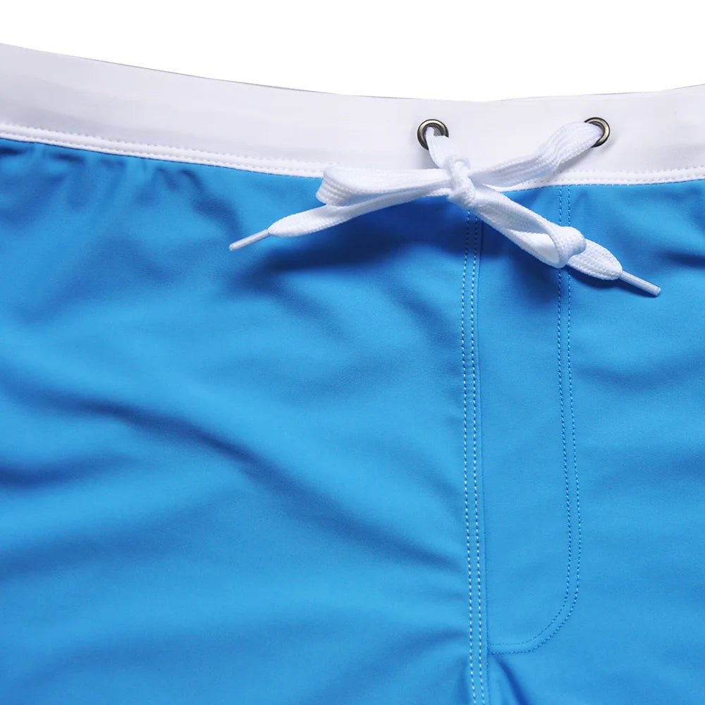 men's Swimwear Low Waist Surfing Trunk swim short sexy personality Swimsuit male pocket swimming beach board short men bathing