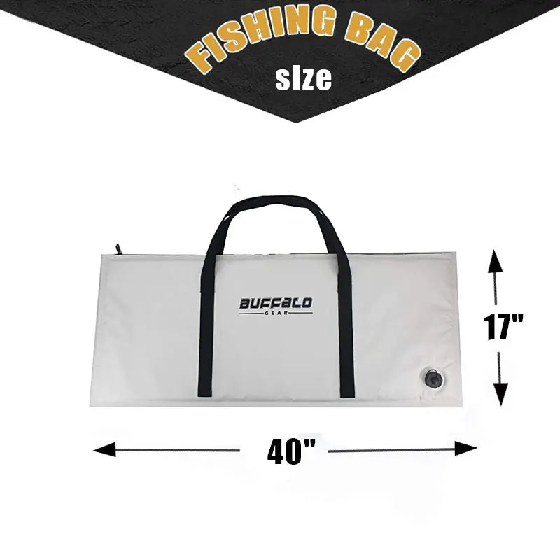 Insulate Fish Cooler Bag Kayak Kill Bag with Drain Plug Beach Surf Tackle Storage Bag Perfect Leakproof Sea,Lake River Fishing