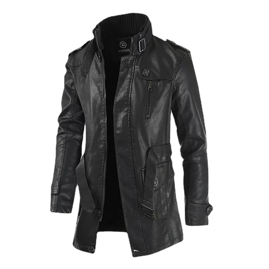 High Quality  Men's Street Windbreaker leather jacket