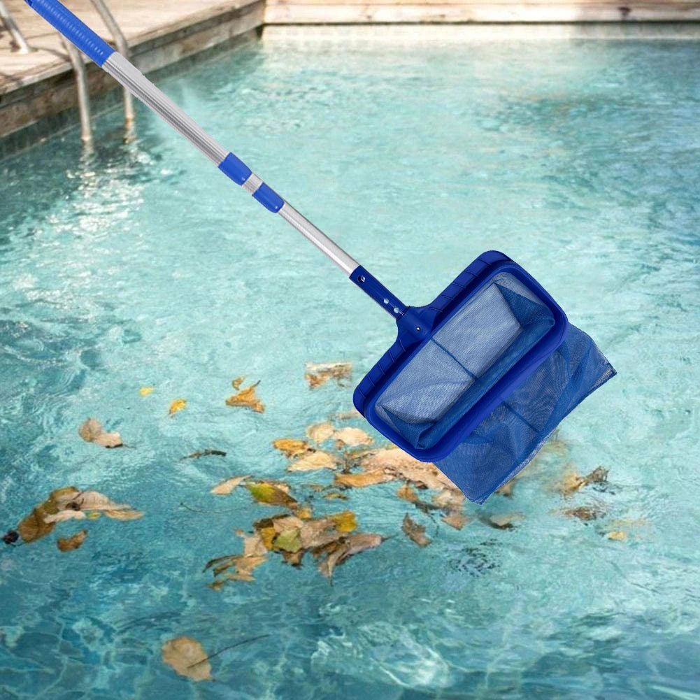 Swimming Pool Cleaning Net Professional Leaf Rake Deep Bag Large Capacity Thickened Frame Pool Leaf Net Pool Accessories