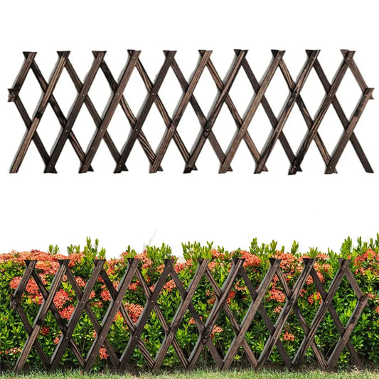 Garden Expanding Wooden Trellis. Each Piece Expands to 200cm x 30cm Climbing Plants Support