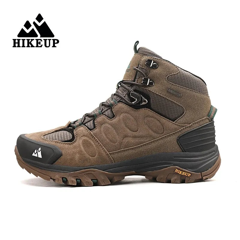 HIKEUP High-Top Men Hiking Boot Winter Outdoor Shoes