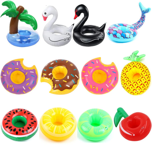 1Pc Kids' Inflatable  Swimming Pool Float Drink holder