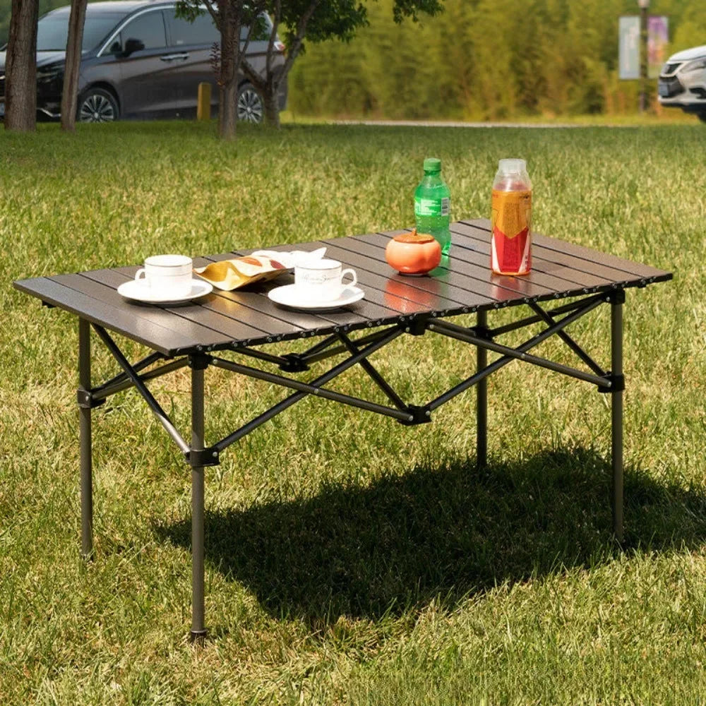 Outdoor Picnic Table With Easy Carrying Bag Lightweight Camping Folding Desk