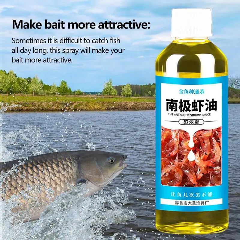 Shrimp Scent For Fishing Antarctic Shrimp Scent For Soft Fishing Lures 60ml Antarctic Shrimp Sauce Squid Flavor Lure Accessory