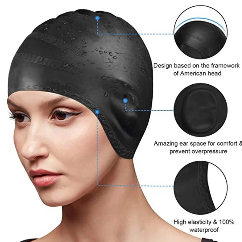 Waterproof Swimming Cap for women