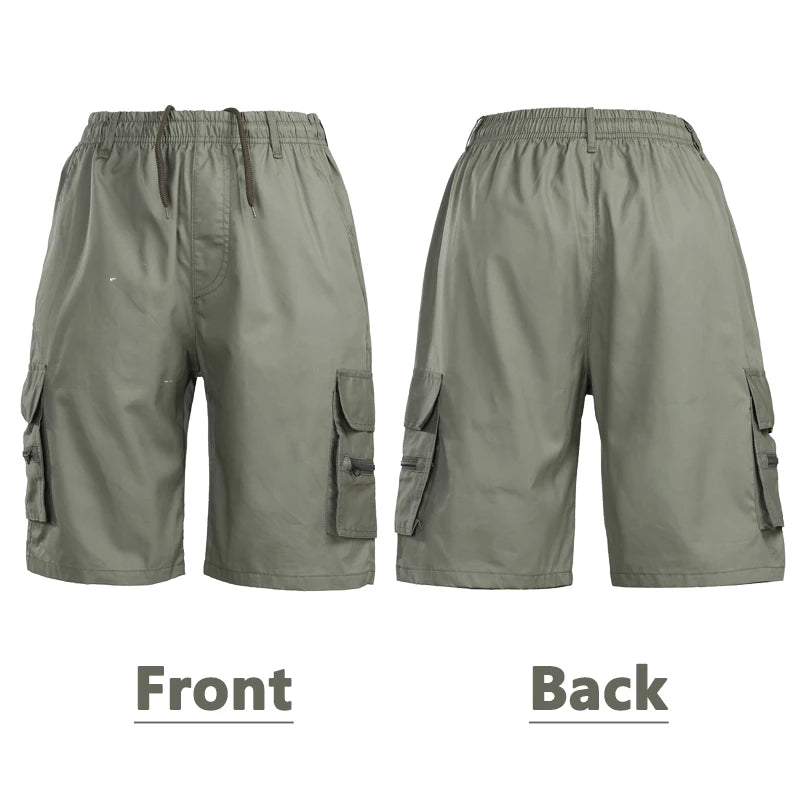 Men's Hiking Cargo Shorts with Multi Pockets Lightweight Quick Dry Outdoor Military Tactical Shorts for Men Camping Fishing