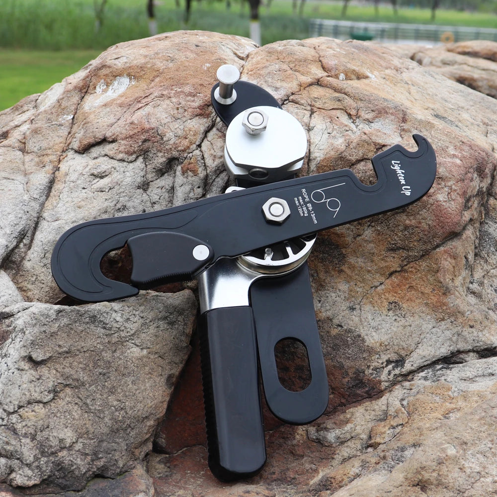 Professional Outdoor Rock Climbing Descent Device STOP Handle-Control