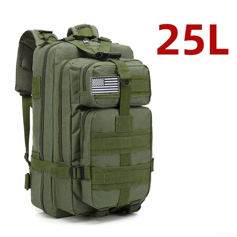 25L/50L 1000D Nylon Waterproof  Backpack Outdoor Rucksacks