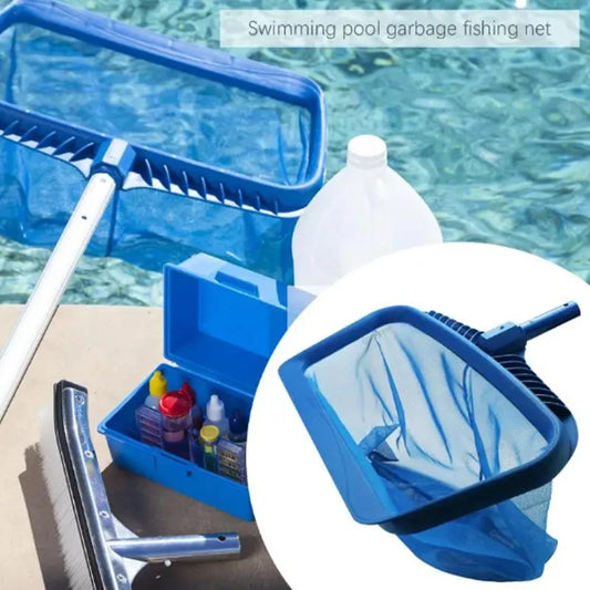 Swimming Pool Cleaning Net Professional Leaf Rake Deep Bag Large Capacity Thickened Frame Pool Leaf Net Pool Accessories