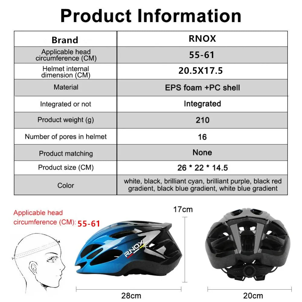 RNOX New Ultralight Cycling Helmet Safety Cap