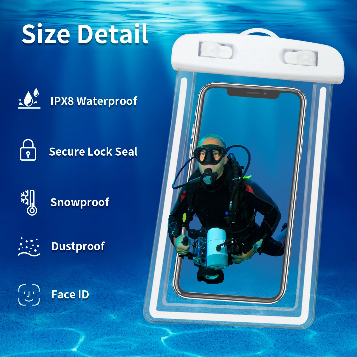 Waterproof Phone Case Swimming Water Proof Bag Universal