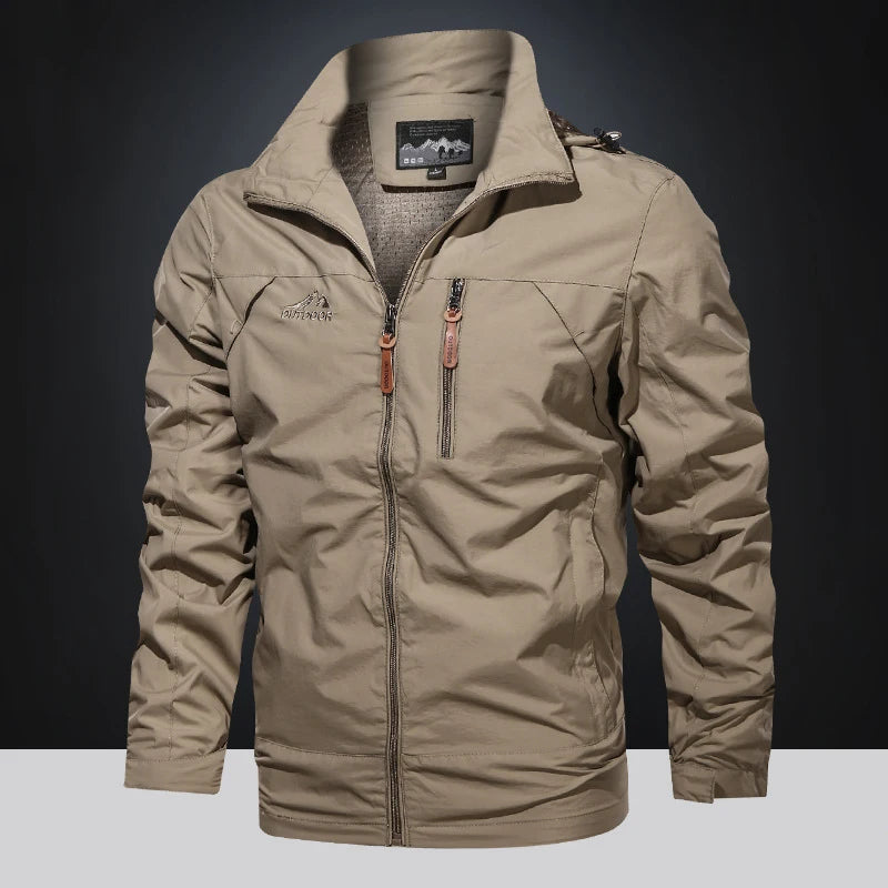 Men Outdoor Jackets Soft Comfortable Breathable Windbreak