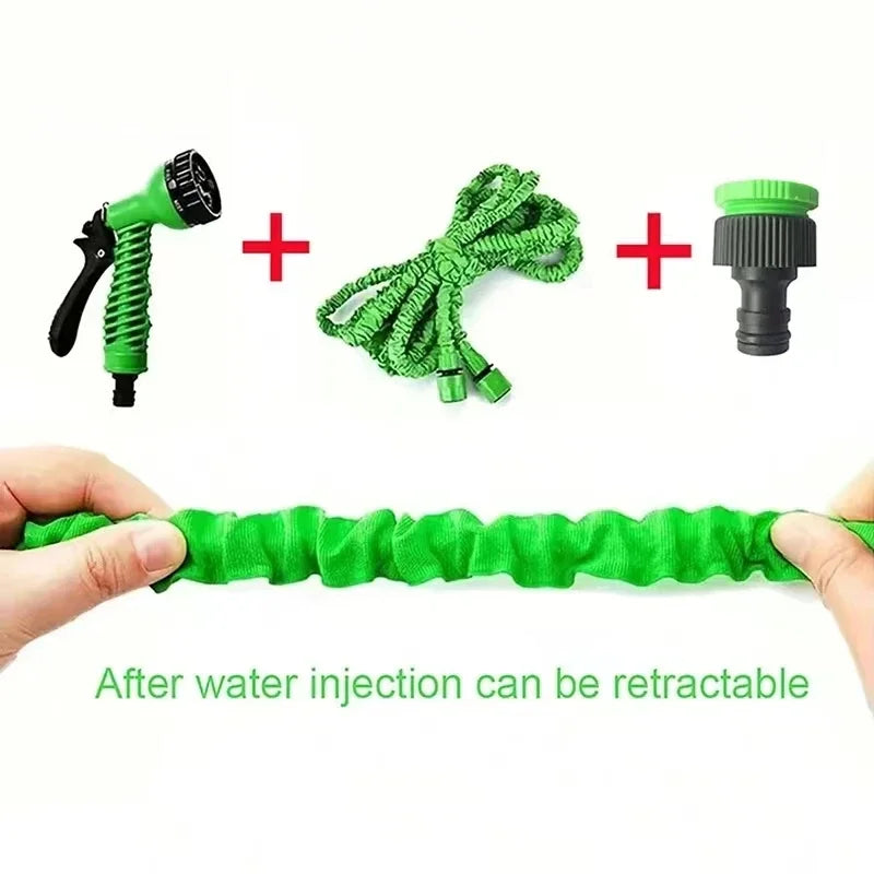 Expandable Magic Hose, High-Pressure Car Wash, 7Water Spraying Functions