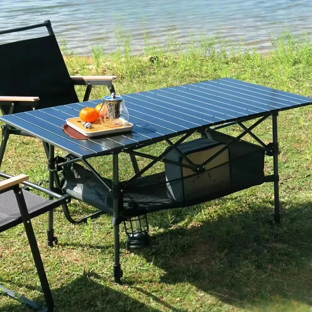 Outdoor Picnic Table With Easy Carrying Bag Lightweight Camping Folding Desk