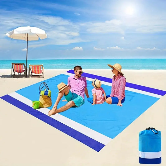 Portable Mat: Lightweight, Waterproof & Sandproof Blanket for 1-4 Adults