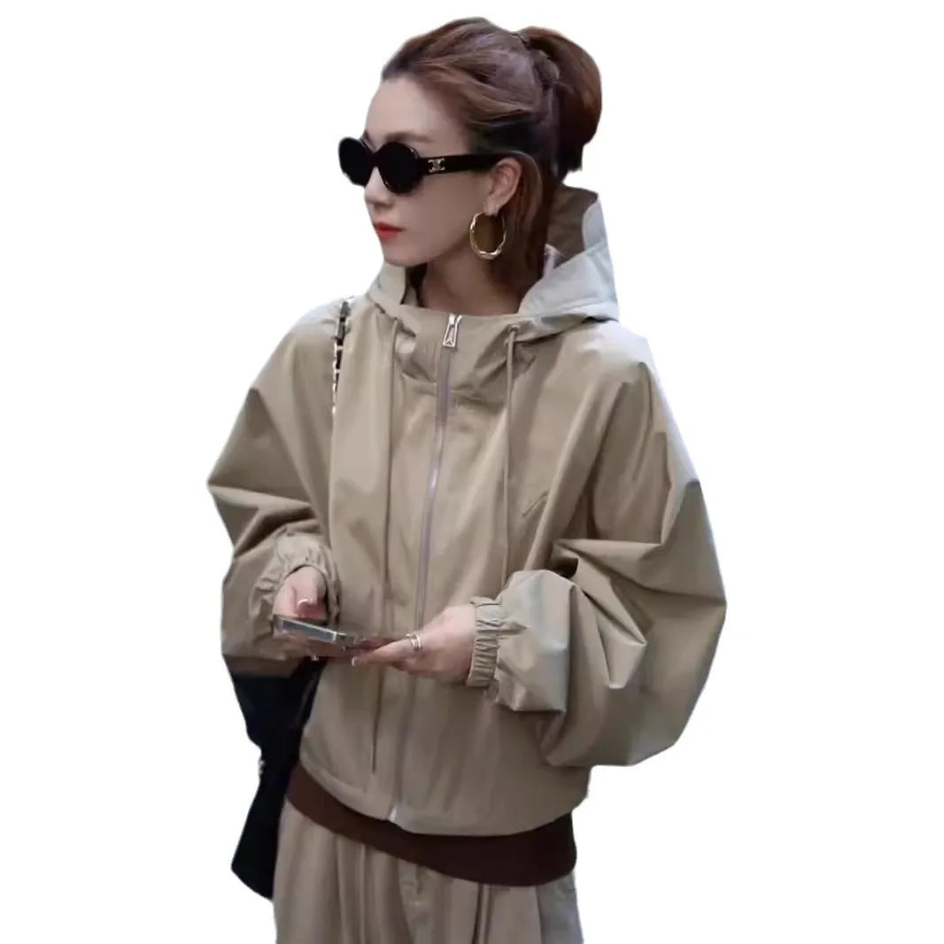 Hiking Camping Waterproof Jacket Women Hooded