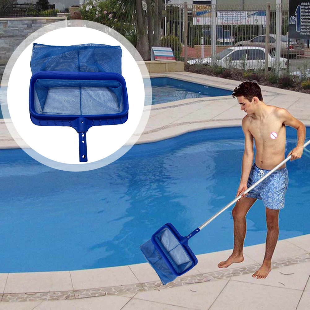 Swimming Pool Cleaning Net Professional Leaf Rake Deep Bag Large Capacity Thickened Frame Pool Leaf Net Pool Accessories