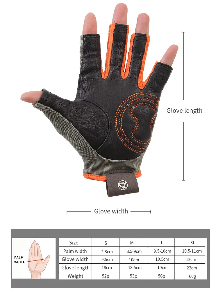 Outdoor Tactical Training Half-finger Gloves Rock climbing, cycling gloves