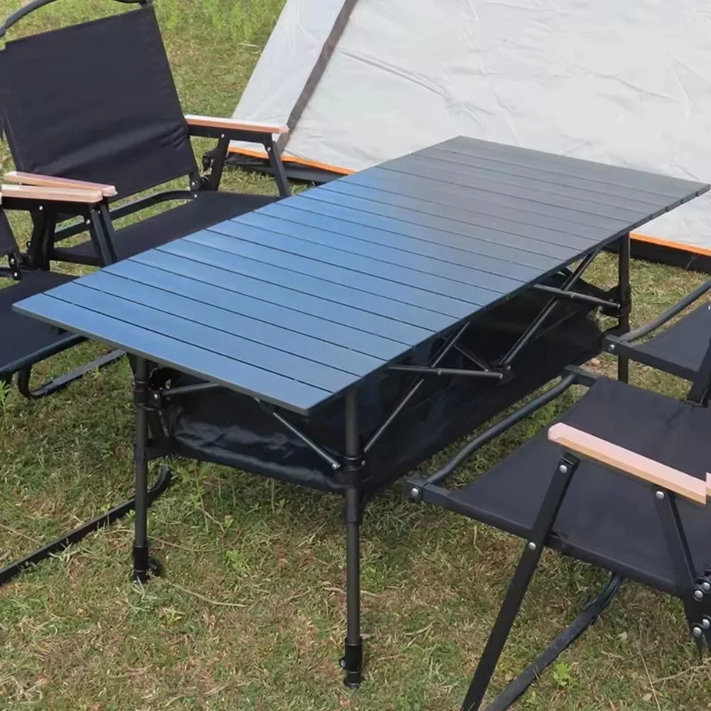 Outdoor Picnic Table With Easy Carrying Bag Lightweight Camping Folding Desk