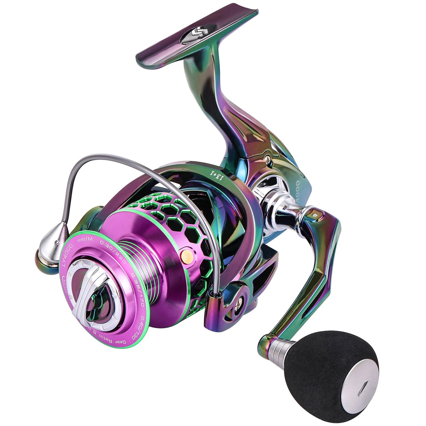 Sougayilang Fishing Reel Colorful Aluminum Spool