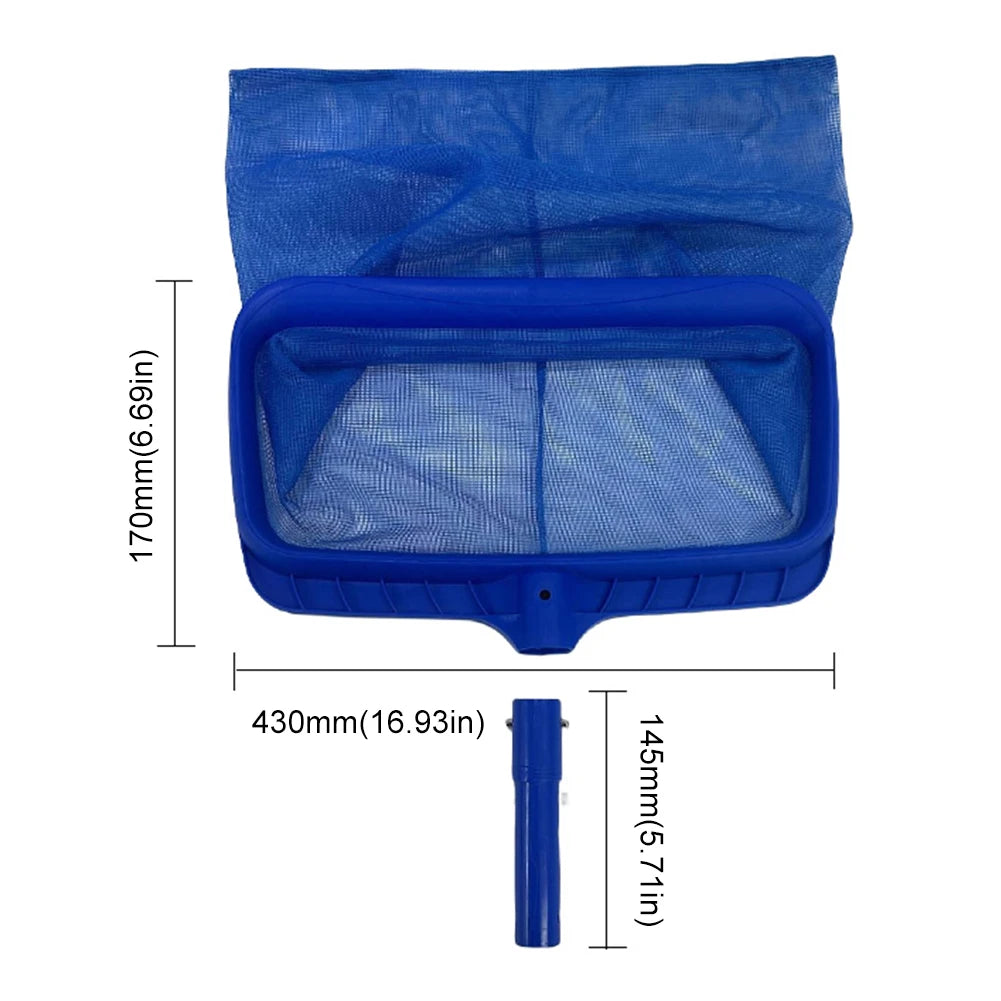 Swimming Pool Cleaning Net Professional Leaf Rake Deep Bag Large Capacity Thickened Frame Pool Leaf Net Pool Accessories