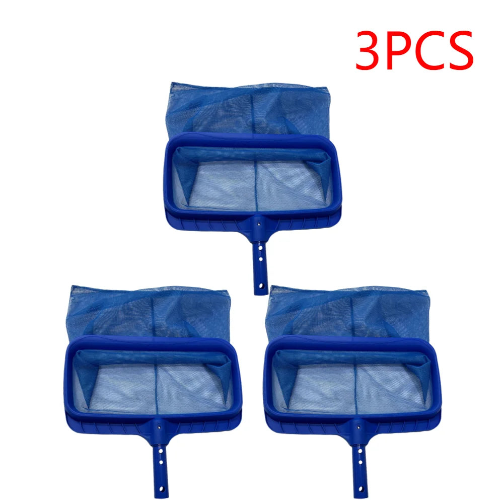 Swimming Pool Cleaning Net Professional Leaf Rake Deep Bag Large Capacity Thickened Frame Pool Leaf Net Pool Accessories